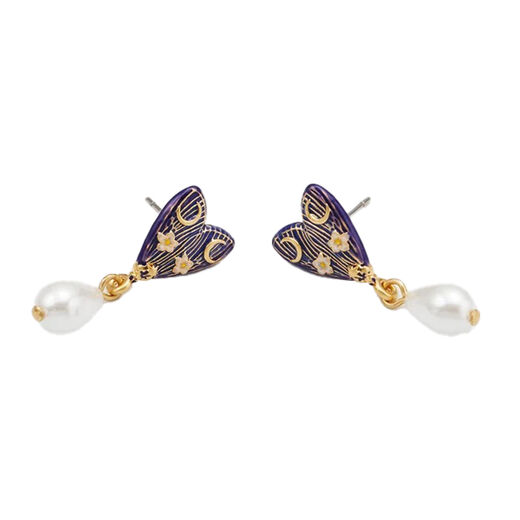 Lunar moth earrings by Fable England